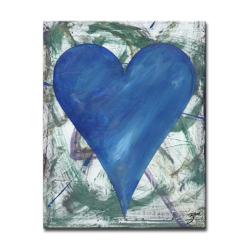 'Daquan' Heartwork Wrapped Canvas Wall Art