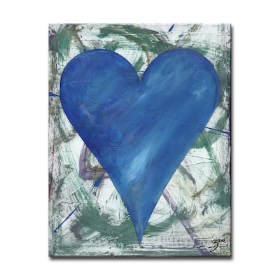 'Daquan' Heartwork Wrapped Canvas Wall Art