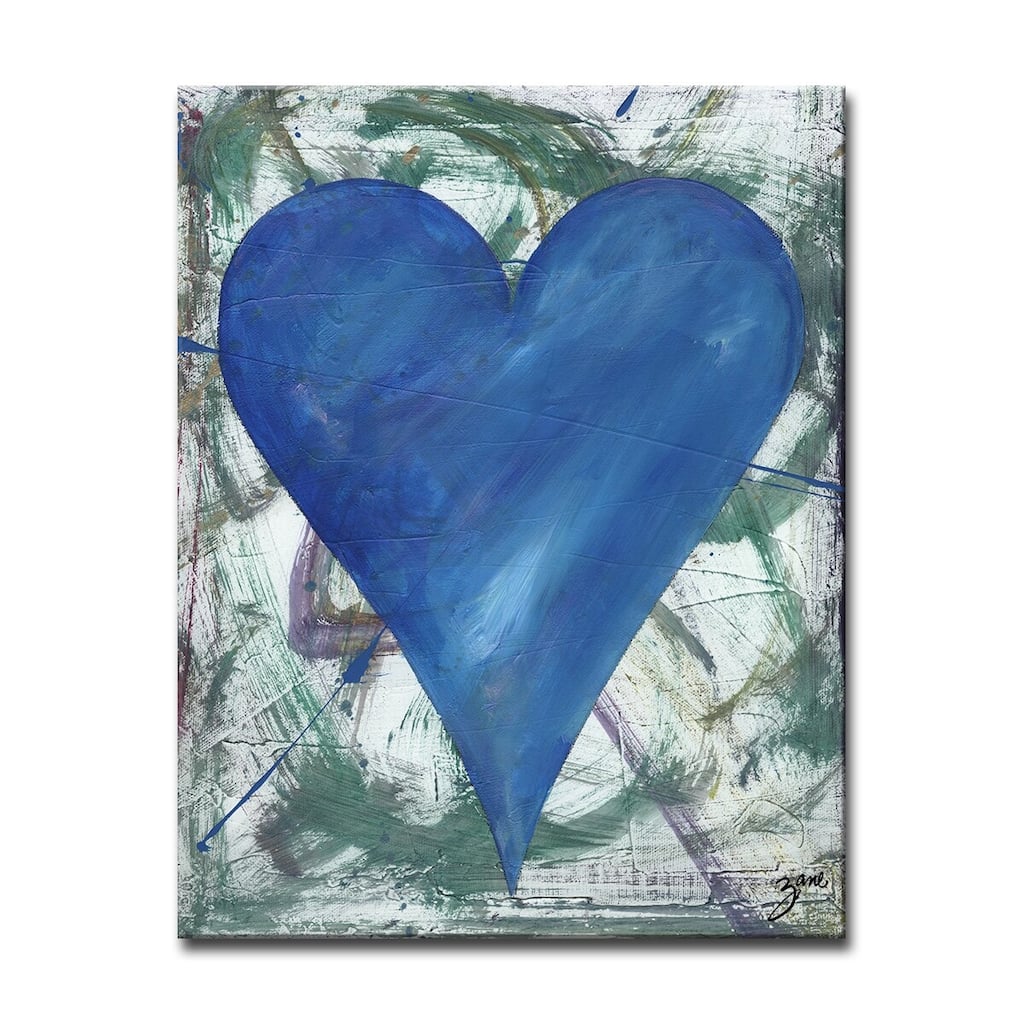 'Daquan' Heartwork Wrapped Canvas Wall Art