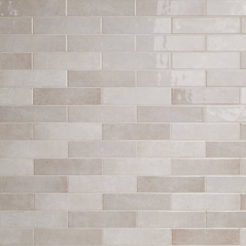 Ackland AKNPTHOK3X12G-CA Hoku - 3" x 12" Ceramic Rectangle Wall Tile - - Plaza