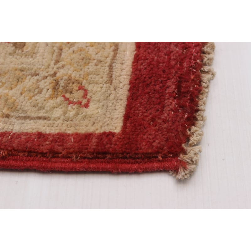 ECARPETGALLERY Hand-knotted Peshawar Finest Red Wool Rug - 9'0 x 11'7