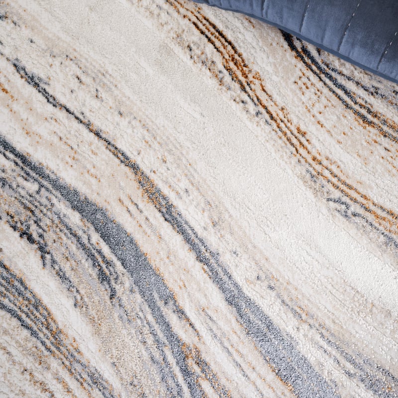 SAFAVIEH Alenia Ellengard Modern Contemporary Marble Rug