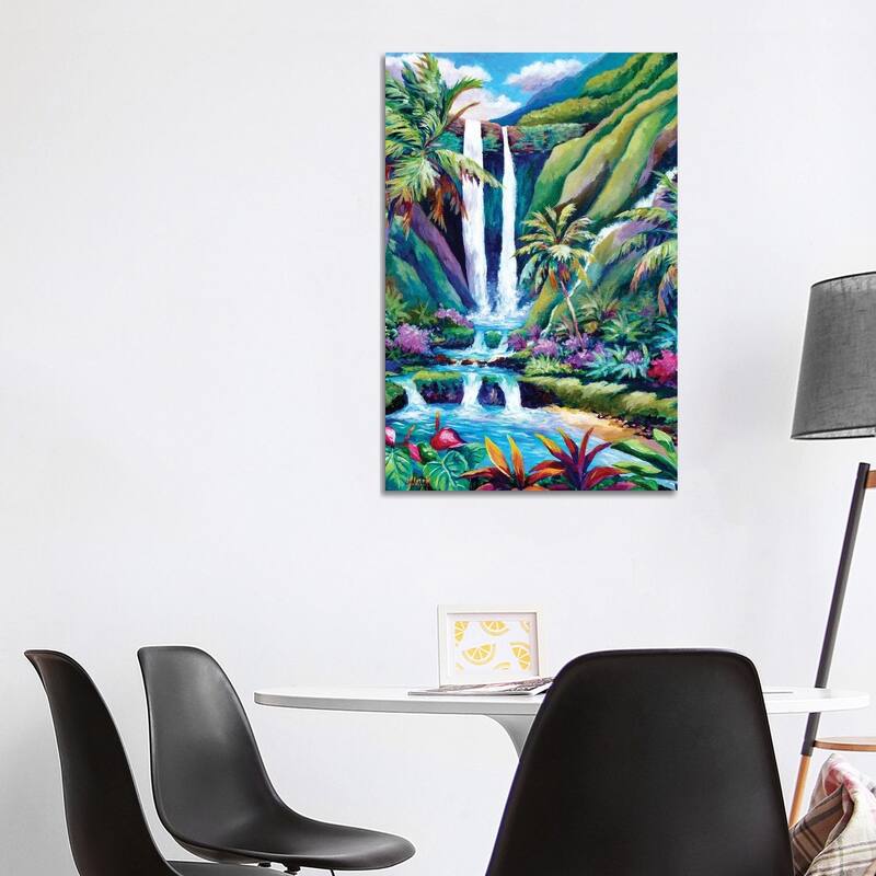 iCanvas "Paradise Falls" by John Clark Canvas Print - 40x26x1.5