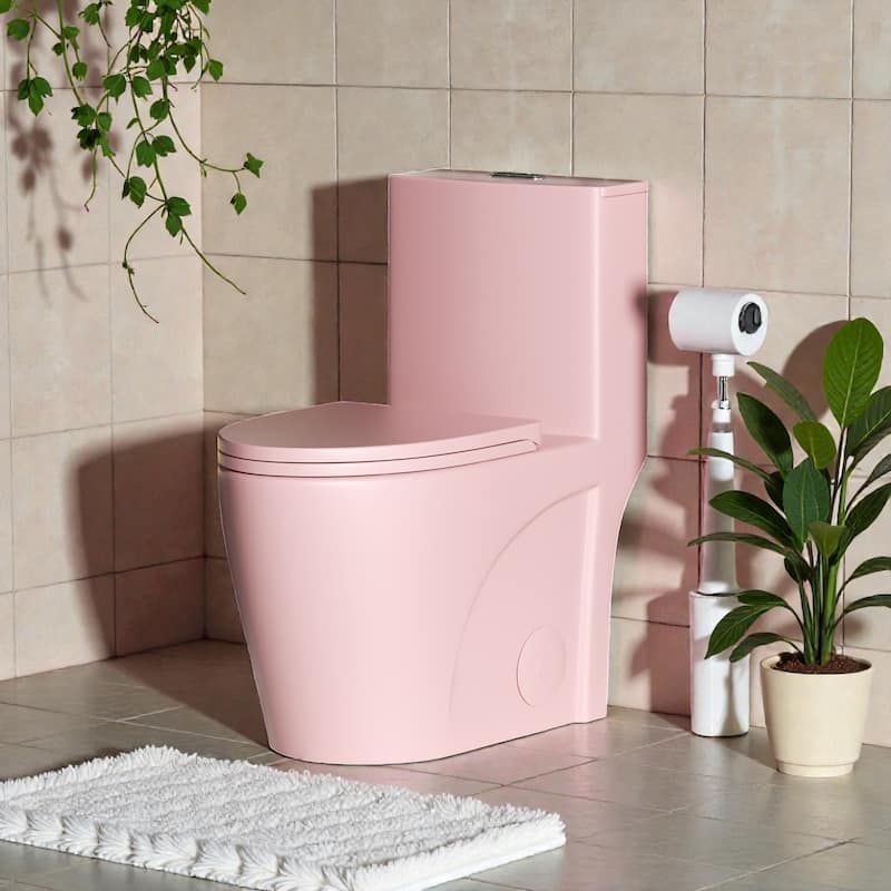 One Piece Elongated Toilet Tornado Flush. ADA Comfort Height 16.25 Inch. Dual Flush 1.1 1.6 GPF. MAP 1000g