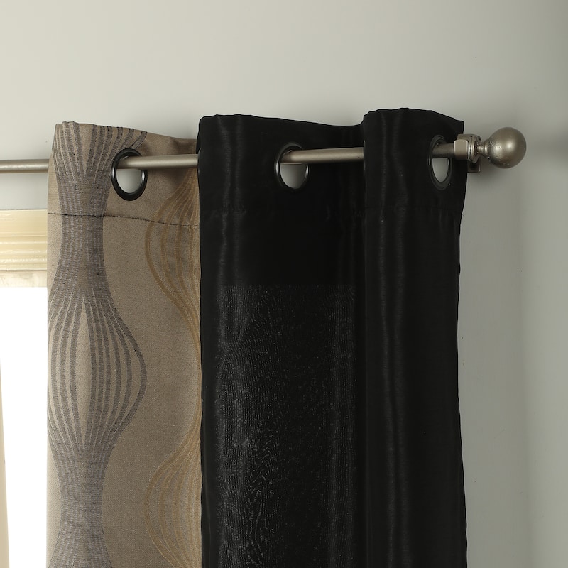 Nanshing Daniella Light Filtering Grommet Curtain Panel Pair - 37" x 84"