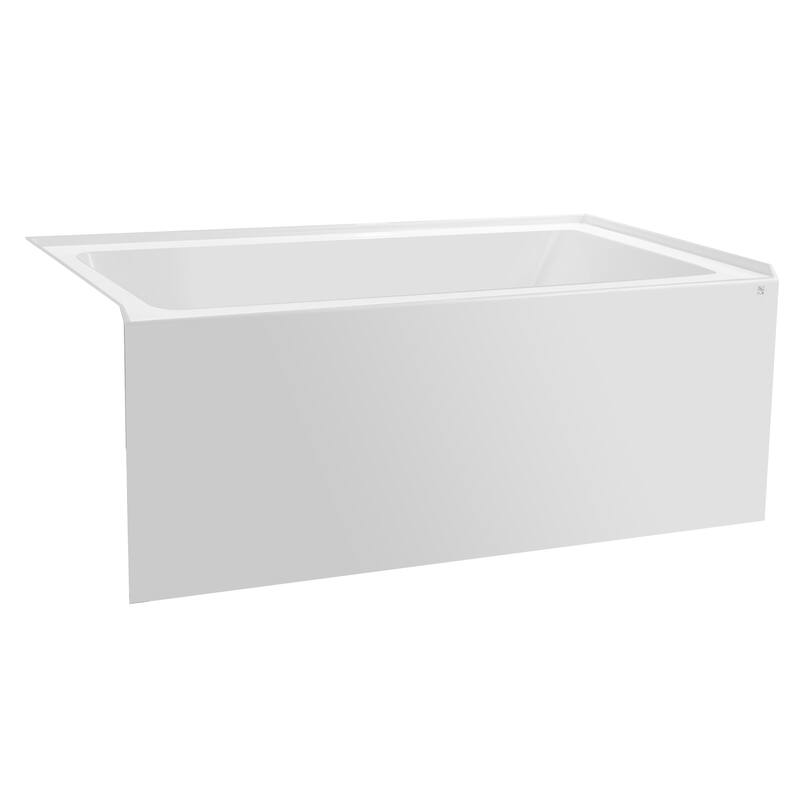 Vanity Art Alcove Soaking Acrylic Bathtub