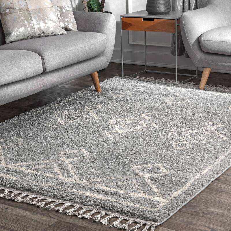 Nuloom Mackie Moroccan Tasseled Shag Area Rug