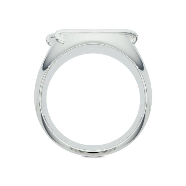 Shop Grateful Dead Ring In 14k White Gold Design By Bixler