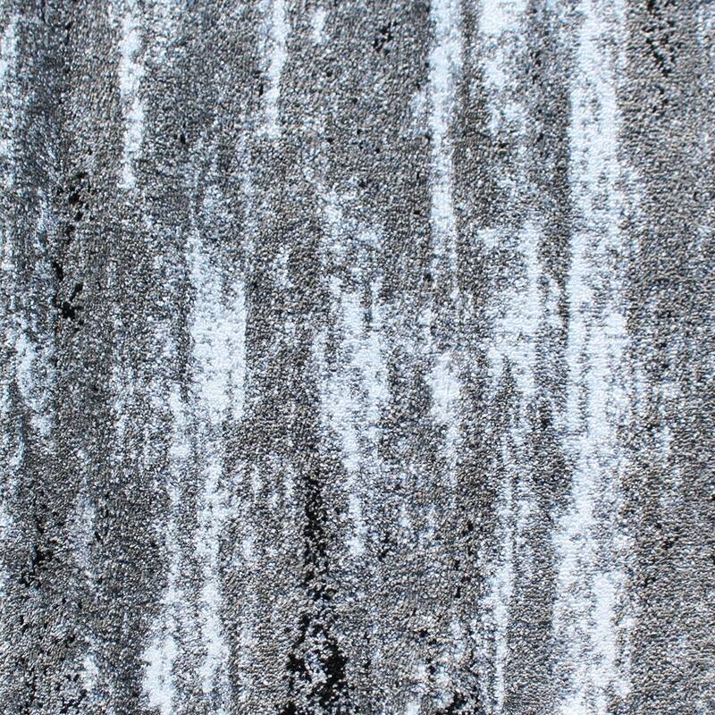 Distressed Motif Indoor Jute Back Olefin Area Rug