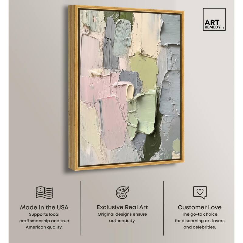 Creamy Contours II Canvas by Art Remedy