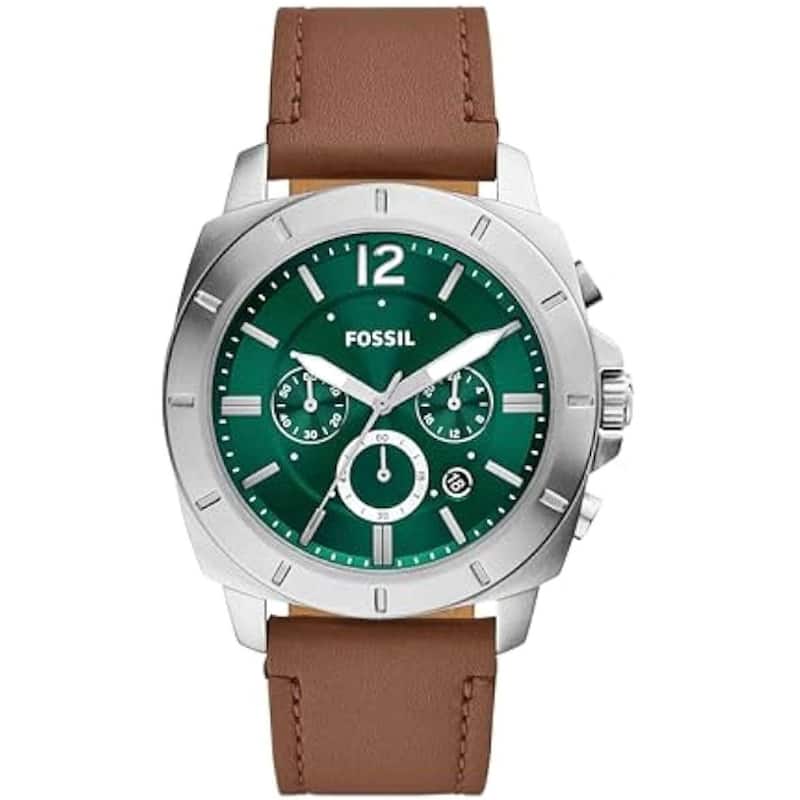 Fossil Men's Privateer Green Dial Watch - BQ2821 - 6 (36)