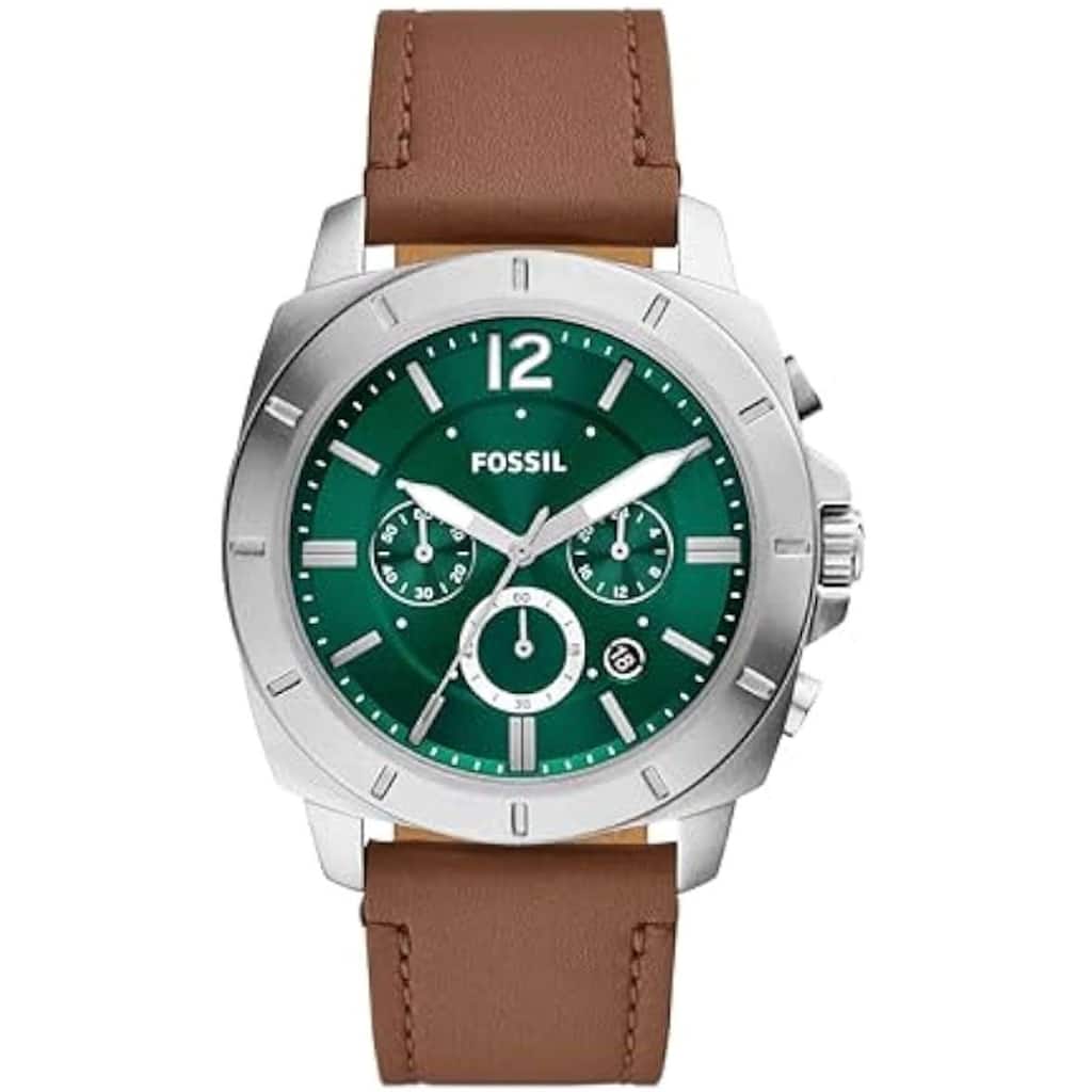 Fossil Men's Privateer Green Dial Watch - BQ2821 - 6 (36)