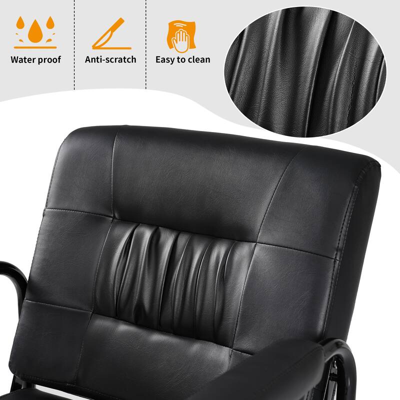 Barber Chair Reclining Shampoo Chair for Barber - N/A