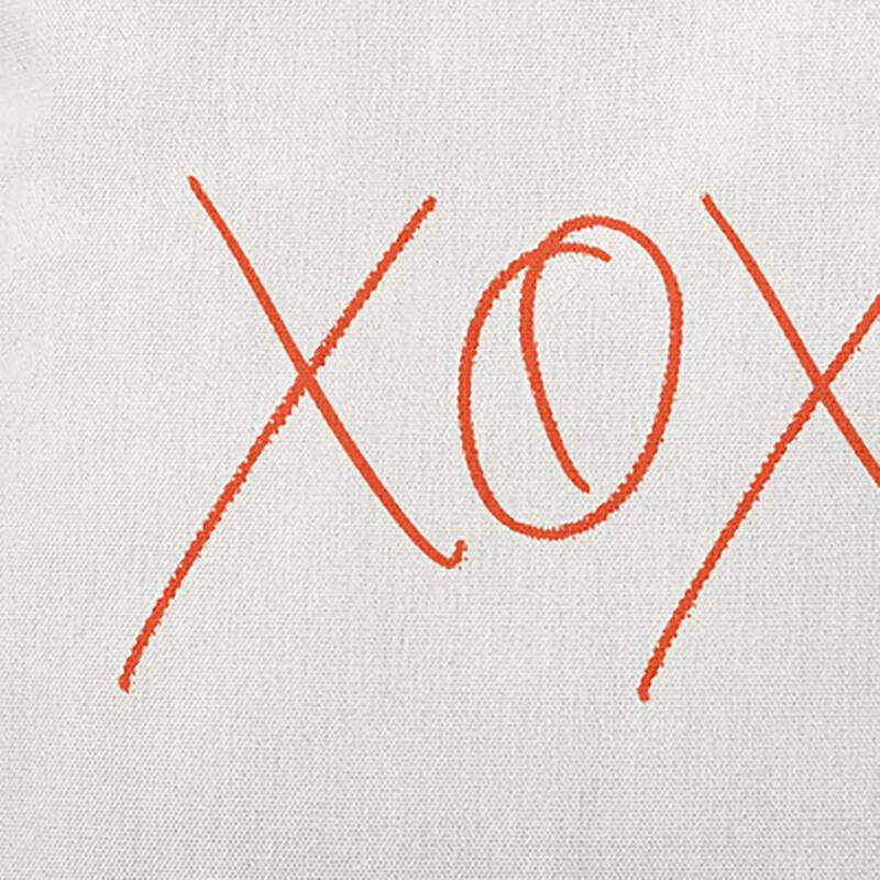 Modern XOXO Valentine's Day Decorative Indoor Pillow