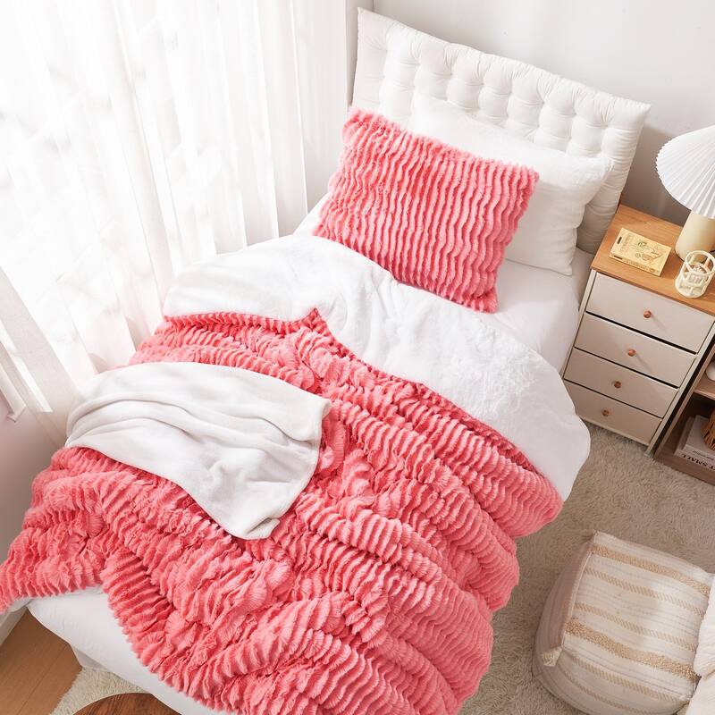Chunky Bunny® with Frosting - Coma Inducer® Oversized Comforter Set - Twin XL - Pink Icing