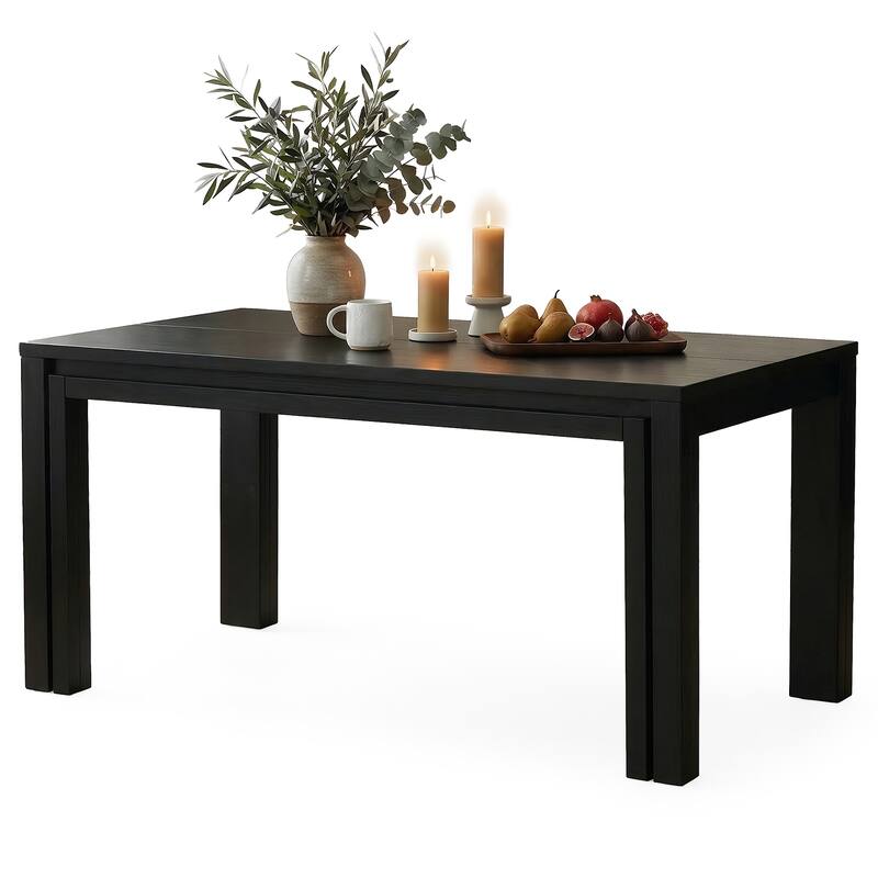 Dining Table for 6 People, Rectangular Kitchen Table