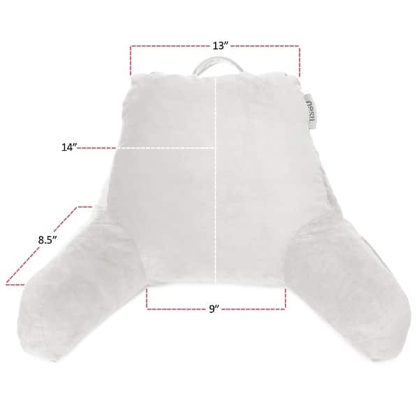 dimension image slide 40 of 62, Nestl Memory Foam Reading Pillow with Backrest, Arms and Pockets