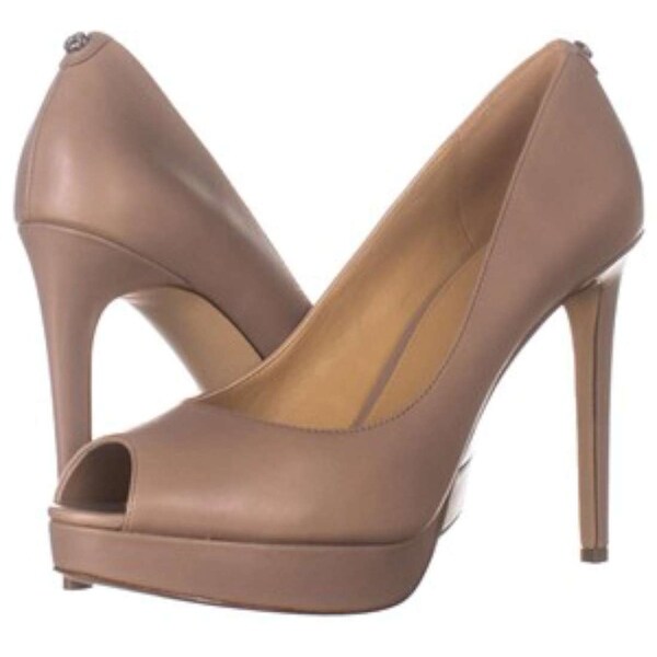 michael kors pumps peep toe