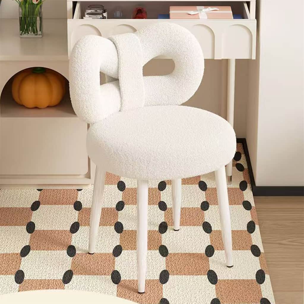 Soft Backrest Butterfly Vanity Chair