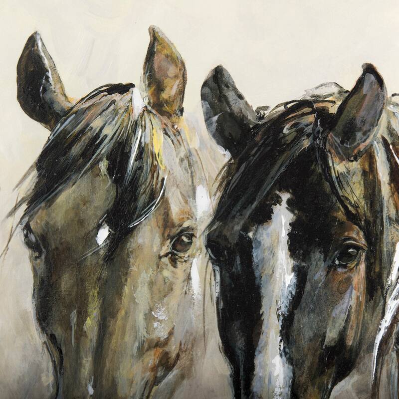Horses (56 x 42) Canvas Art Print