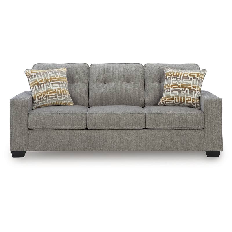 Signature Design by Ashley Fanciful Gray Sofa - 88" W x 40" D x 38" H