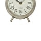 preview thumbnail 11 of 12, Silver Stainless Steel Traditional Clock