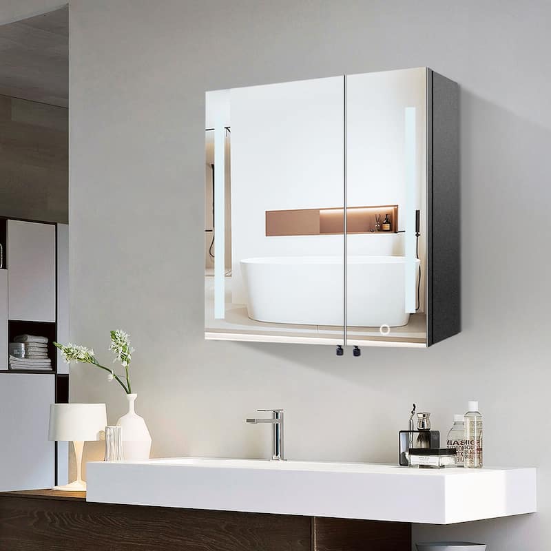 LED Mirror Medicine Cabinet Surface - 30x26 inch