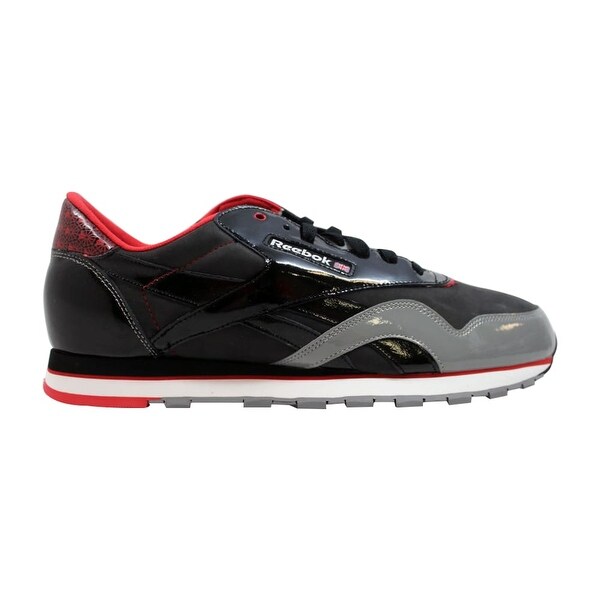 reebok classic black and red