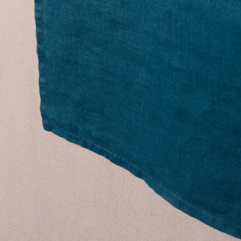 KAF Home 100% Stone Washed Linen Table Runner, 14" x 72" - 14" x 72"