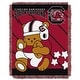 preview thumbnail 9 of 19, NCAA Full Back Jacquard Baby Throw Blanket 36" x 46" - South Carolina