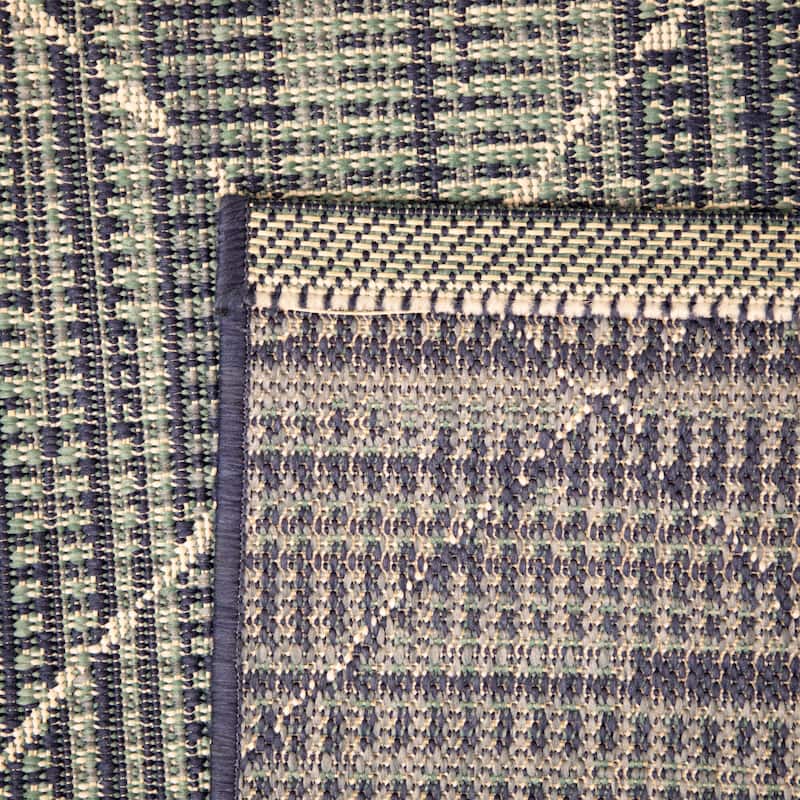 The Curated Nomad Stapelles Geometric Indoor/Outdoor Area Rug