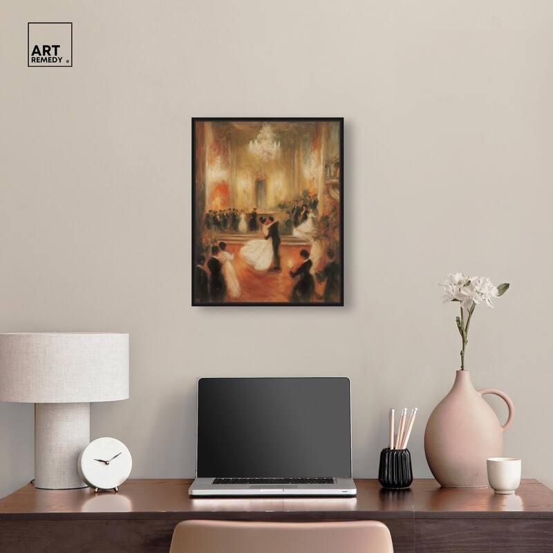 Ballroom Dance Canvas by Art Remedy