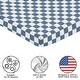 preview thumbnail 2 of 4, Sweet Jojo Designs Blue Gingham Checkered Plaid Boy Fitted Mini Portable Crib Sheet - Vintage, Classic, Checkerboard, Geometric