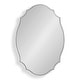 preview thumbnail 57 of 70, Kate and Laurel Leanna Scalloped Oval Wall Mirror