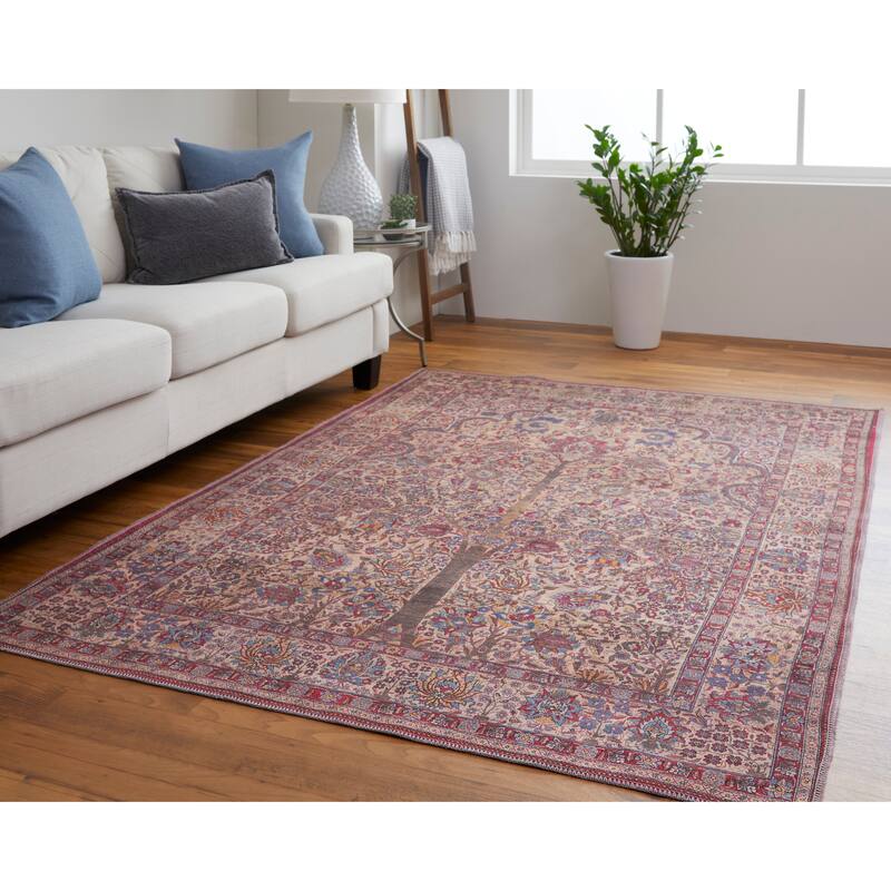 Birchlawn Power Loomed Oriental Area Rug
