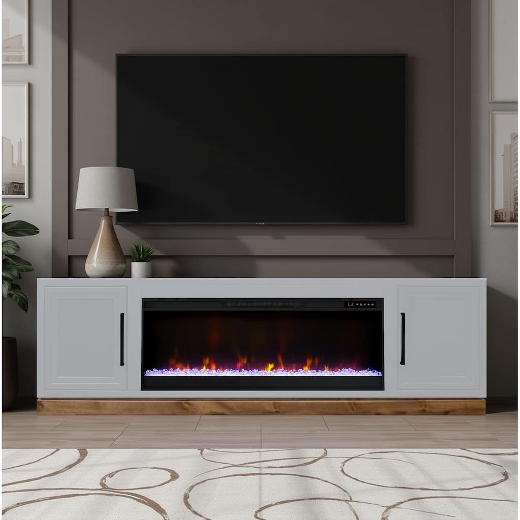 Nora 81" Fireplace TV Stand for TVs up to 90"