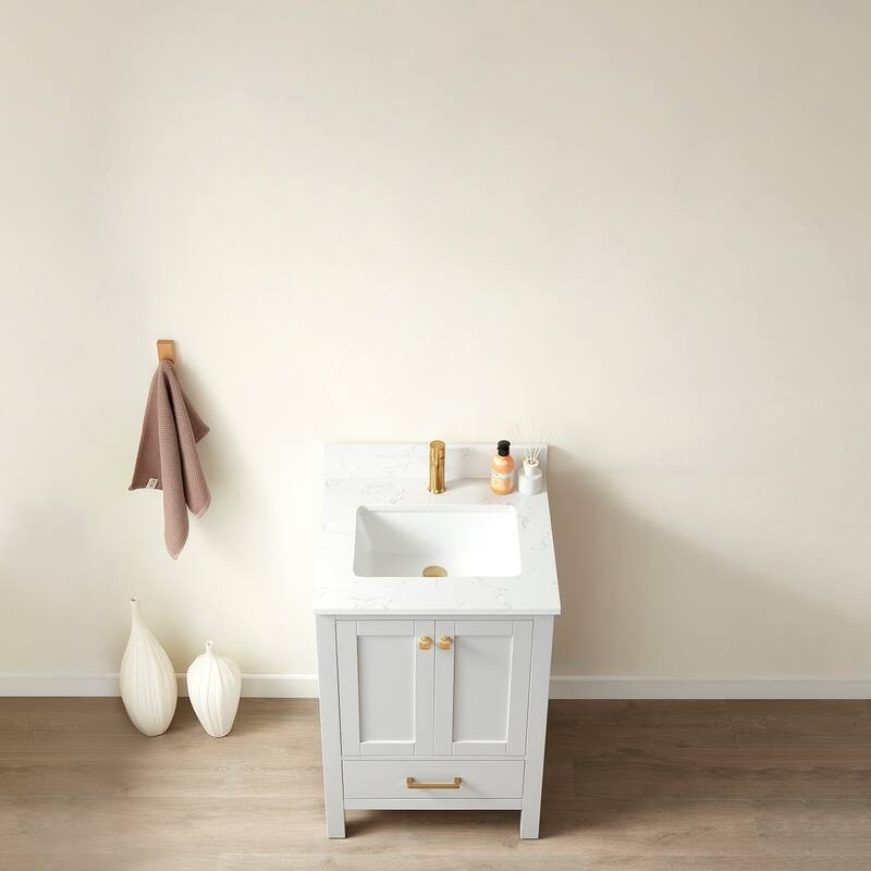 Miseno MV785024-NM Shannon 24" Free Standing Single Basin Vanity Set