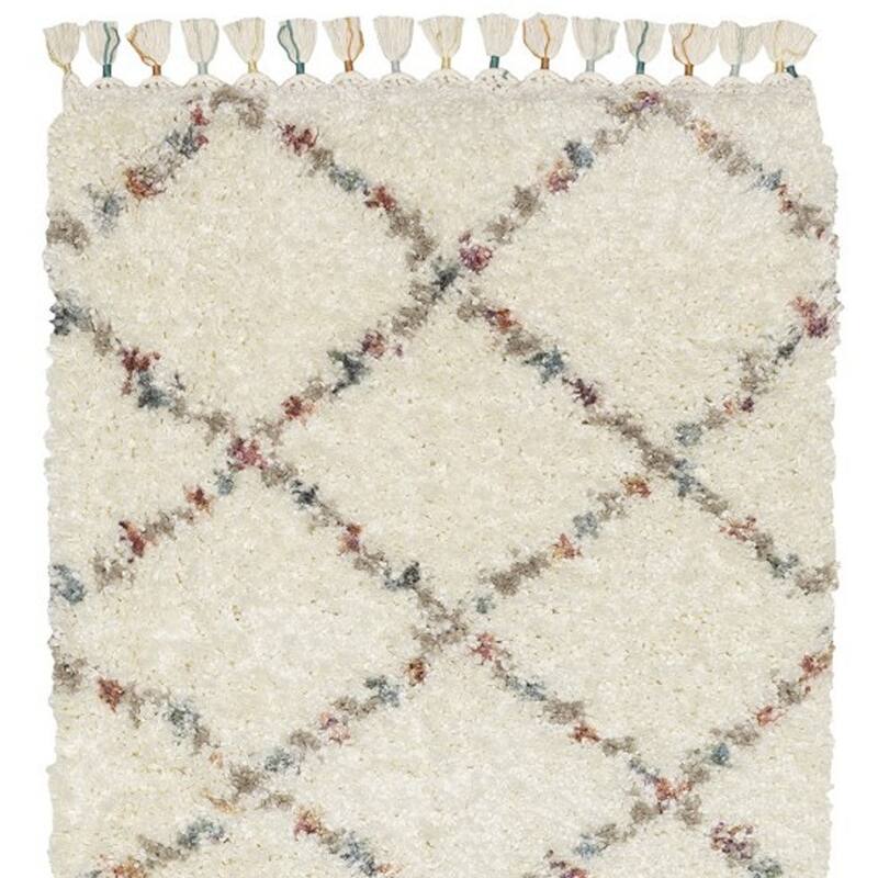 HomeRoots Diamond Casual Runner Area Rug
