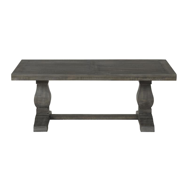 Napa 50" Solid Wood Pedestal Coffee Table