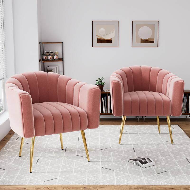 Ouyessir Oversized Modern Upholstered Accent Chair with Tufted Back