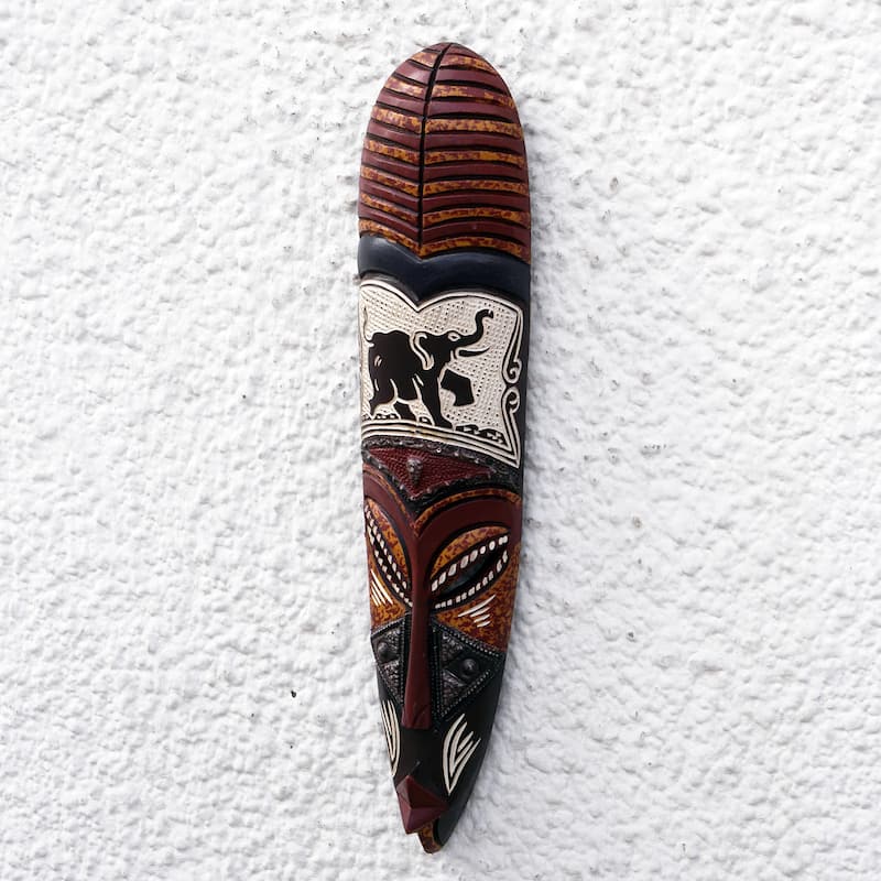 Novica Handmade Akono African Wood Mask