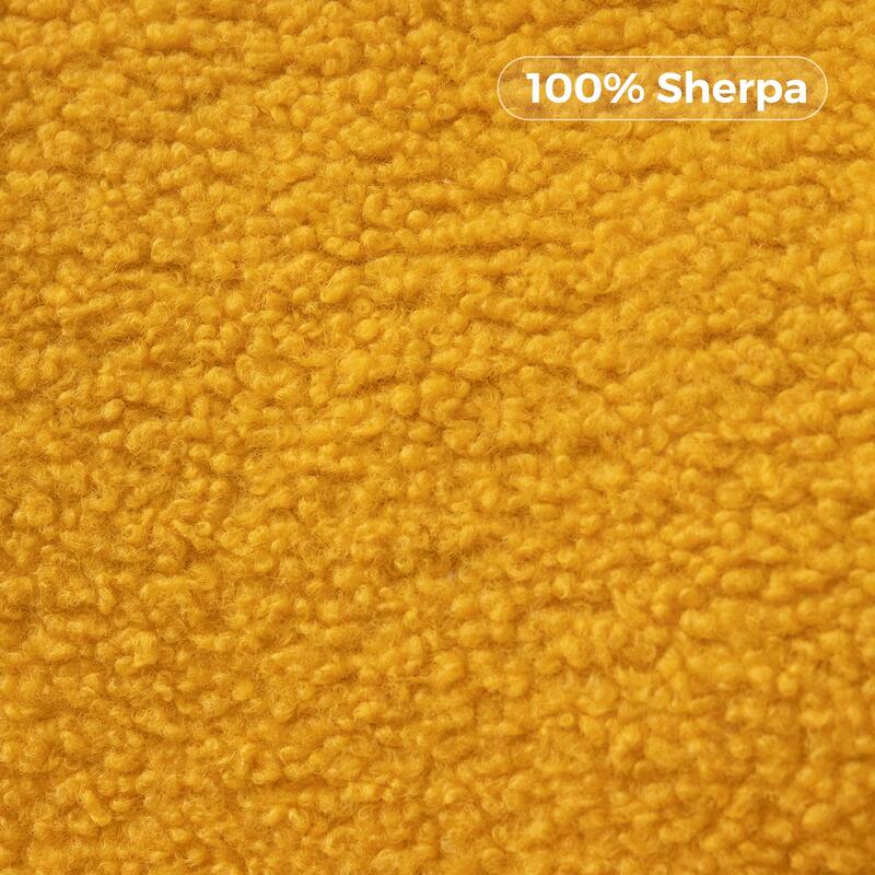 Kids Bean Bag Chair,Sherpa Bean Bag Sofa Couch with Decorative Edges