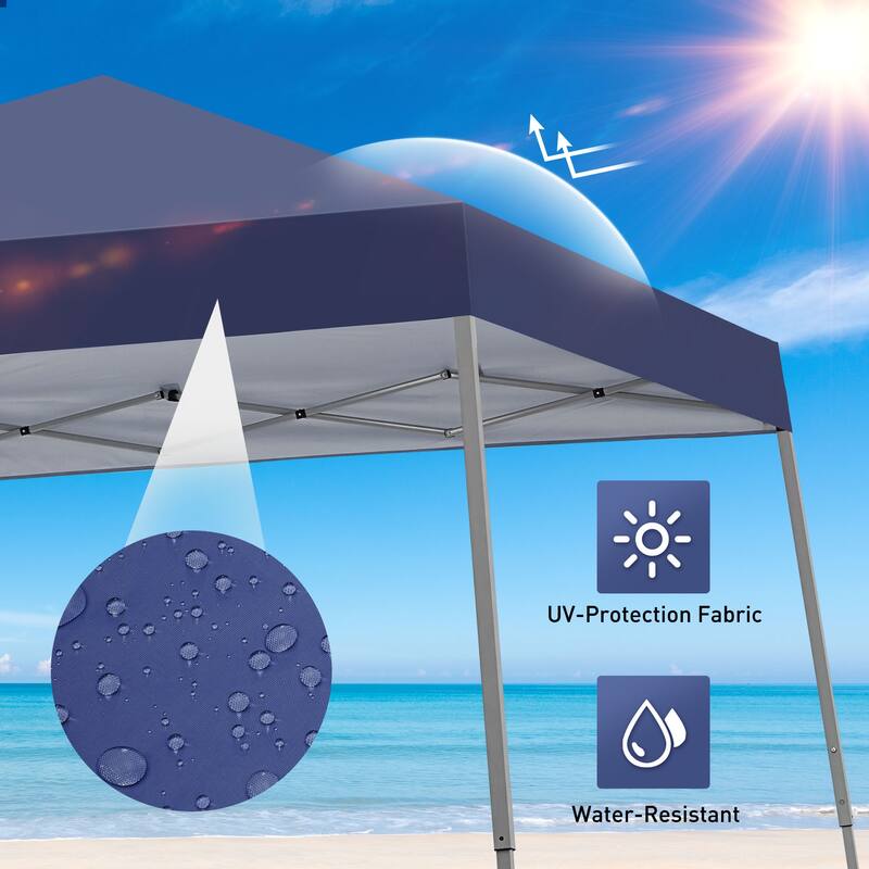 Ainfox 10 x 10ft Pop Up Canopy Tent Instant Shelter UV-protected Inclined Leg