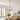 LALUZ Modern Farmhouse 8-Light Metal Candle Chandelier Black Brass Linear Kitchen Pendant - Dia. 30" x H 90" Max