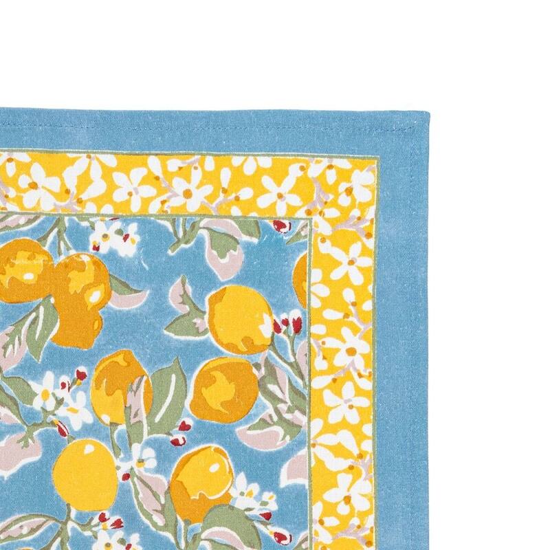 Couleur Nature Citron Tea Towels - Set of 3 - 20" x 30"