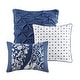 preview thumbnail 10 of 21, Madison Park Marcella 6 Piece Printed Cotton Quilt Set with Throw Pillows
