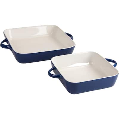10 Strawberry Street Sienna Square 10" and 8" Bakeware Set