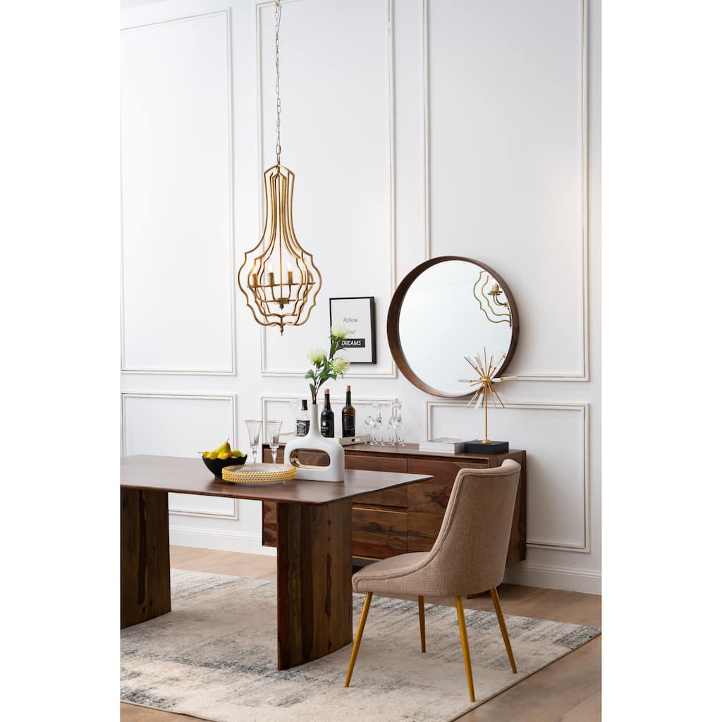 Ceiling Light with Adjustable Chain for Stairway Hallway, Entryway Hanging Ceiling Lighting Fixture, Gold Chandelier Lighting