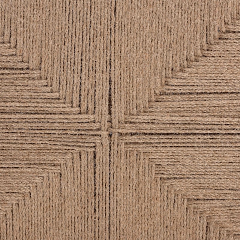 Nakita Japandi Natural Jute Coffee Table