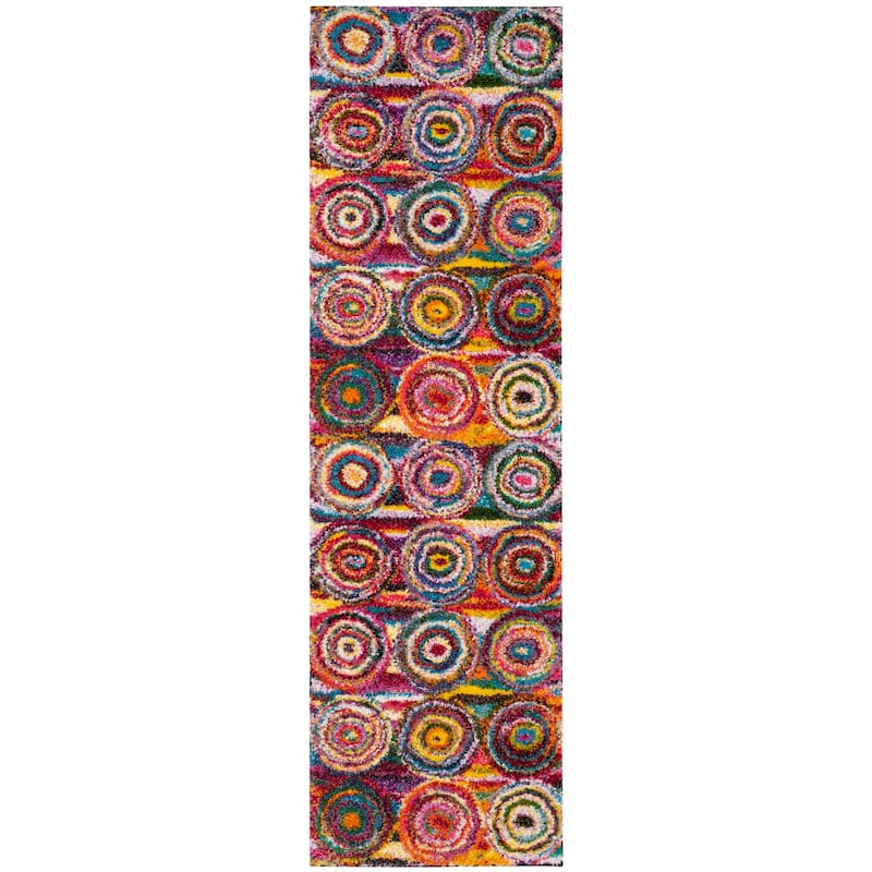 SAFAVIEH, Fiesta Shag Eygerdur Abstract Rug